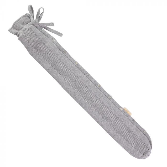 YuYu Belgravia Knit Cashmere Hot Water Bottle in Grey